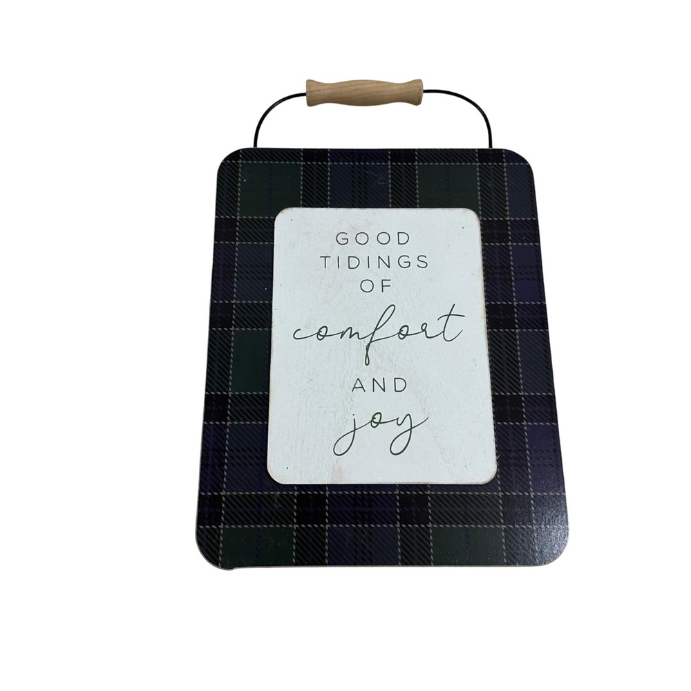 Home Decor Holiday‎ Sign Wooden Green Rustic Farmhouse Christmas